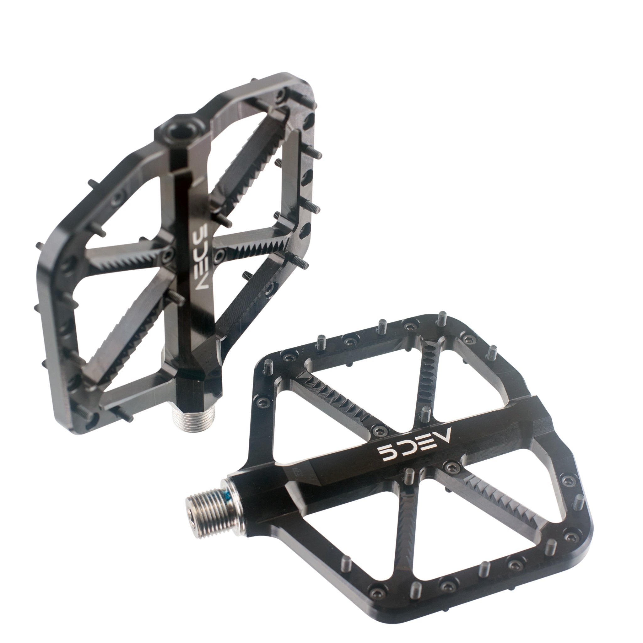 未使用品 5DEV TRAIL/ENDURO シルバー RAWカラー 5DEV MTB Trail/Enduro Flat Pedal | eBike Pedal