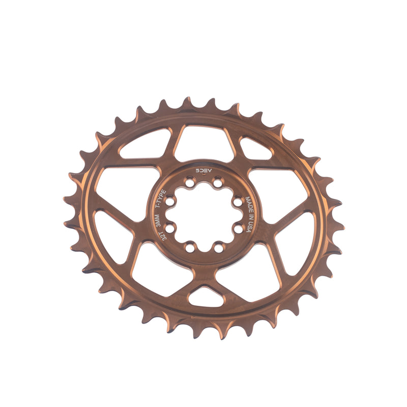 5DEV T-Type Aluminum Chainrings