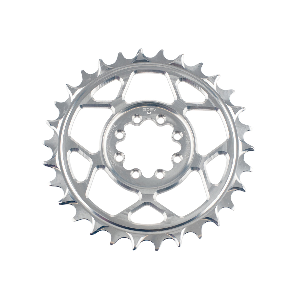 T-Type Aluminum Chainrings – 5DEV