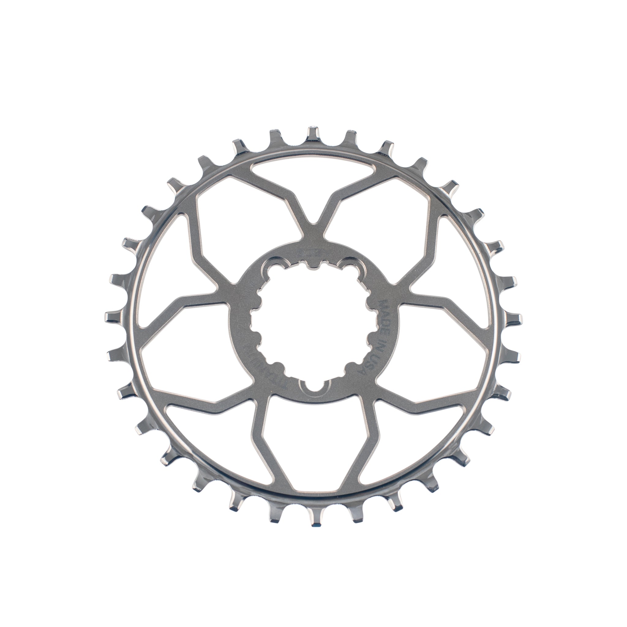 5DEV 3 Bolt Titanium Chainring T Type