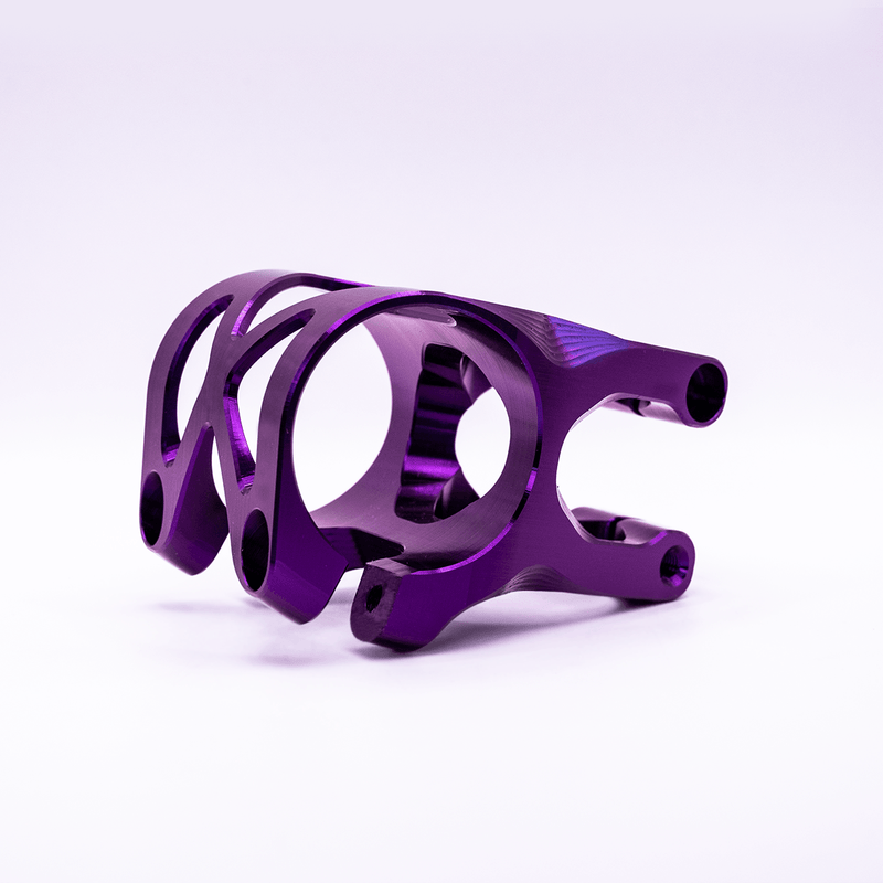 Purple top mtb stem